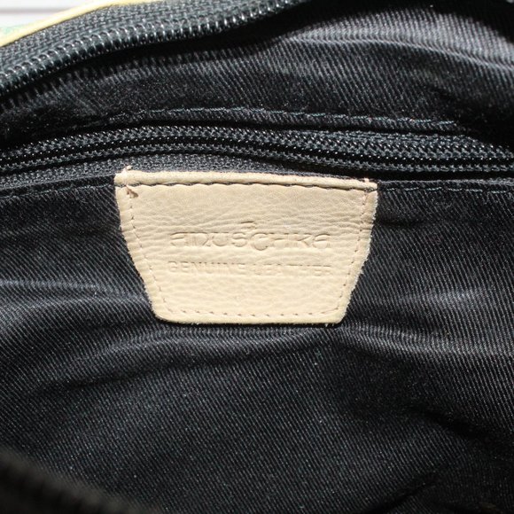 Vintage Anuschka Multicolor Hand Painted Leather Purse Hobo Shoulder Handbag - Picture 8 of 11